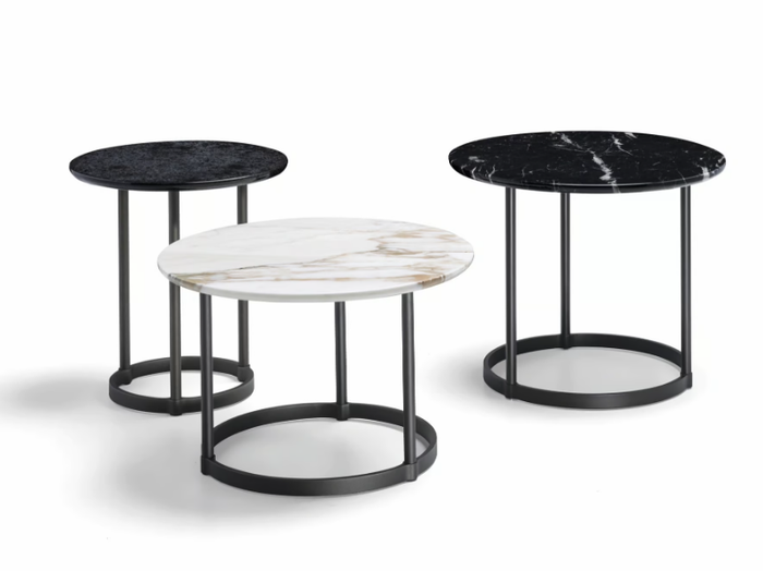 REGENT - Round marble coffee table _ Molteni & C.